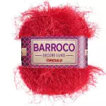 Barbante Circulo Barroco Decore Luxo180M Cor 333 Vermelho