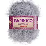 Barbante Circulo Barroco Decore Luxo180M Cor 808 Prata