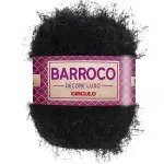 Barbante Circulo Barroco Decore Luxo180M Cor 900 Preto