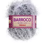 Barbante Circulo Barroco Decore Luxo180M Cor 941 Cinzento