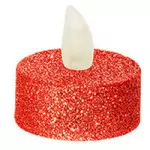 Vela Art Artificial Glitter C/2 Ego24001 Cor Vermelho