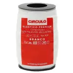 Elastico Circulo Premium 50M Cor Branco