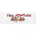 Faixa Marilda Pto Cruz 50X9,7Cm Cor 3126 Natal