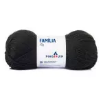 Fio Pingouin Familia 200G Cor 0100 - Preto