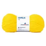 Fio Pingouin Familia 200G Cor 1286 - Amarelo Plus