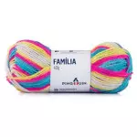 Fio Pingouin Familia 200G Cor 9144 Blue Bright Mix