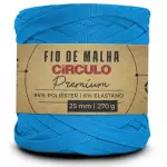 Fio Circulo Malha Premium 25Mm 140M Cor 0786 Azul Tropical