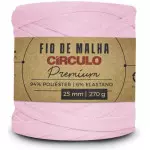 Fio Circulo Malha Premium 25Mm 140M Cor 3526 Rosa Candy