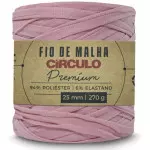 Fio Circulo Malha Premium 25Mm 140M Cor 3753 Rosa Poema