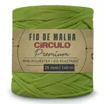 Fio Circulo Malha Premium 25Mm 140M Cor 5094 Kiwi