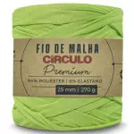 Fio Circulo Malha Premium 25Mm 140M Cor 5380 Verde Fashion