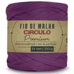 Fio Circulo Malha Premium 25Mm 140M Cor 6291 Vinho Quente