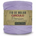 Fio Circulo Malha Premium 25Mm 140M Cor 6630 Lilas Suave