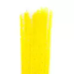 Arame Chenille Cores 0,6Mm 10F 30Cm C/10 Cor Amarelo