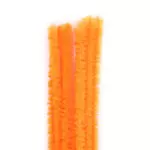 Arame Chenille Cores 0,6Mm 10F 30Cm C/10 Cor Laranja 