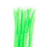 Arame Chenille Cores 0,6Mm 10F 30Cm C/10 Cor Verde