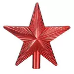 Ponteira Art Estrela Raios  12Cm Iz1572 Cor Vermelho