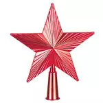 Ponteira Art Estrela Raios 15Cm Iz1573 Cor Vermelho