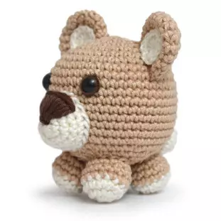 KIT CIRCULO AMIGURUMI BICHO BOLA 12 URSO