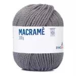 Linha Pingouin Macrame 200G Cor 1815 New Gray