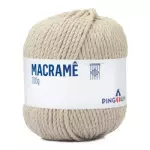 Linha Pingouin Macrame 200G Cor 4751 Areia Da Praia