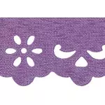 Bordado Marilda 03 Liso 3,4Cm C/10M Cor 208 Lilas