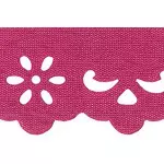 Bordado Marilda 03 Liso 3,4Cm C/10M Cor 222 Pink