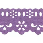 Bordado Marilda 05 Pf Liso 4,3Cm C/10M Cor 208 Lilas