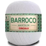 Barbante Circulo Barroco Maxcol 04 338M Cor 8001 Branco