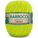 Barbante Circulo Barroco Maxcol 06 452M Cor 5583 Verde Limao