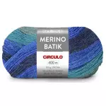 Fio Circulo Merino Batik 100G Cor 9807 Indico