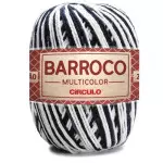 Barbante Circulo Barroco Mult4/6 226M Cor 9016 Zebra