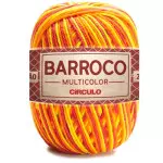 Barbante Circulo Barroco Mult4/6 452M Cor 9165 Hibisco Amarelo