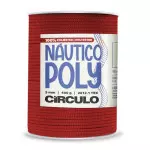 Fio Circulo Nautico Poly 5Mm 500G C/182M Cor 3402 - Vermelho-Circulo