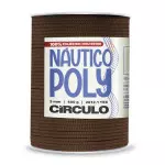 Fio Circulo Nautico Poly 5Mm 500G C/182M Cor 7382 - Chocolate