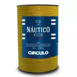 Fio Circulo Nautico Br 5Mm 500G C/150M Cor 7854 Dourado