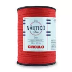 Fio Circulo Nautico Slim 3Mm 400G C/278M Cor 3402 Vermelho Circulo