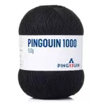 Linha Pingouin 1000 150G Cor 100 Preto