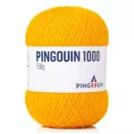 Linha Pingouin 1000 150G Cor 4257 Sunflower