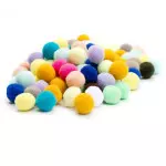 Pompom Imp Nybc 14Mm C/100 Cor Mix - Mult