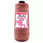 Fio Incomfio Princesa Moda C/500M Cor 3560 - Mescla Vermelho