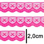 Renda Imp. Nybc R002 2,0Cm C/50M Cor 003 Rosa Neon