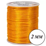 Cordao Imp Nybc Rabo Rato 2Mm C/50M Cor 110 Amarelo Ouro