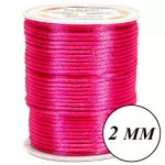 Cordao Imp Nybc Rabo Rato 2Mm C/50M Cor 140 Rosa