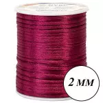 Cordao Imp Nybc Rabo Rato 2Mm C/50M Cor 239 Bordo