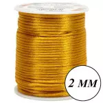 Cordao Imp Nybc Rabo Rato 2Mm C/50M Cor Ouro