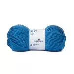 Fio Pingouin Silky 100G Cor 0525 - M Blue