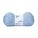 Fio Pingouin Silky 100G Cor 2561 - Blue Sky