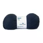 Fio Pingouin Silky 100G Cor 9544 - Azul Universo