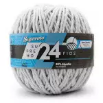 Barbante Supremo 24 Fios C/192M Cor 110 Branco